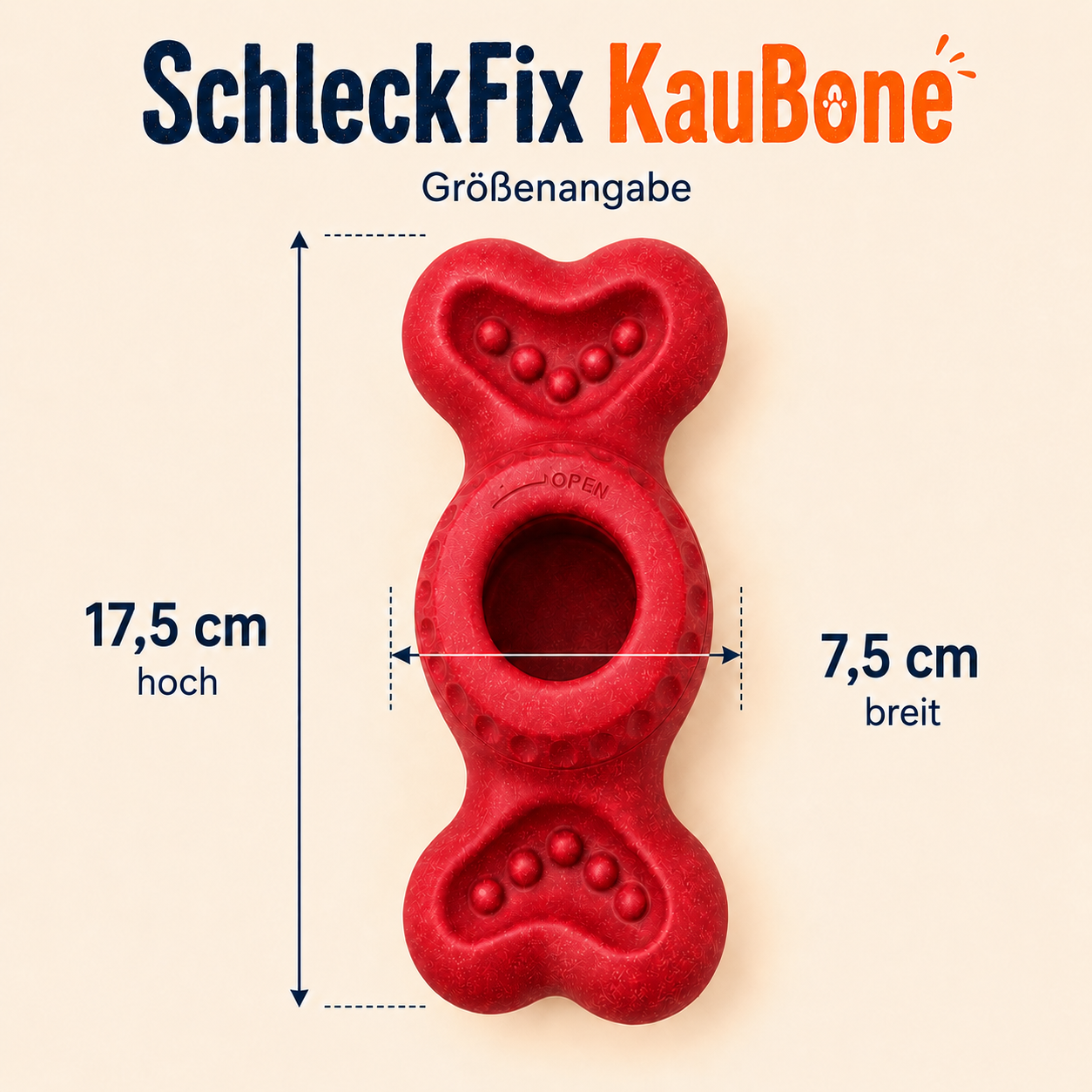 SchleckFix KauBone – Kauen, Schlecken & Beschäftigung in einem