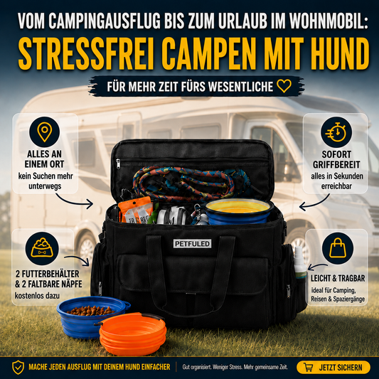Hunde Reise-Tasche - Der Alleskönner für unterwegs