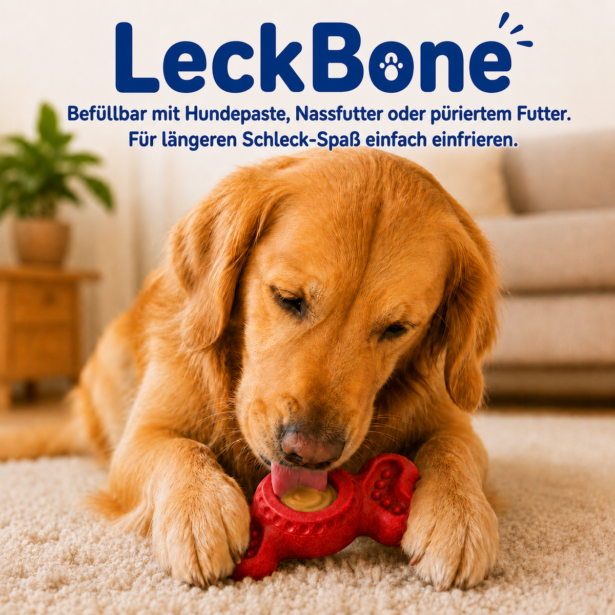 LeckBone – Schleck- & Kauspielzeug für Hunde