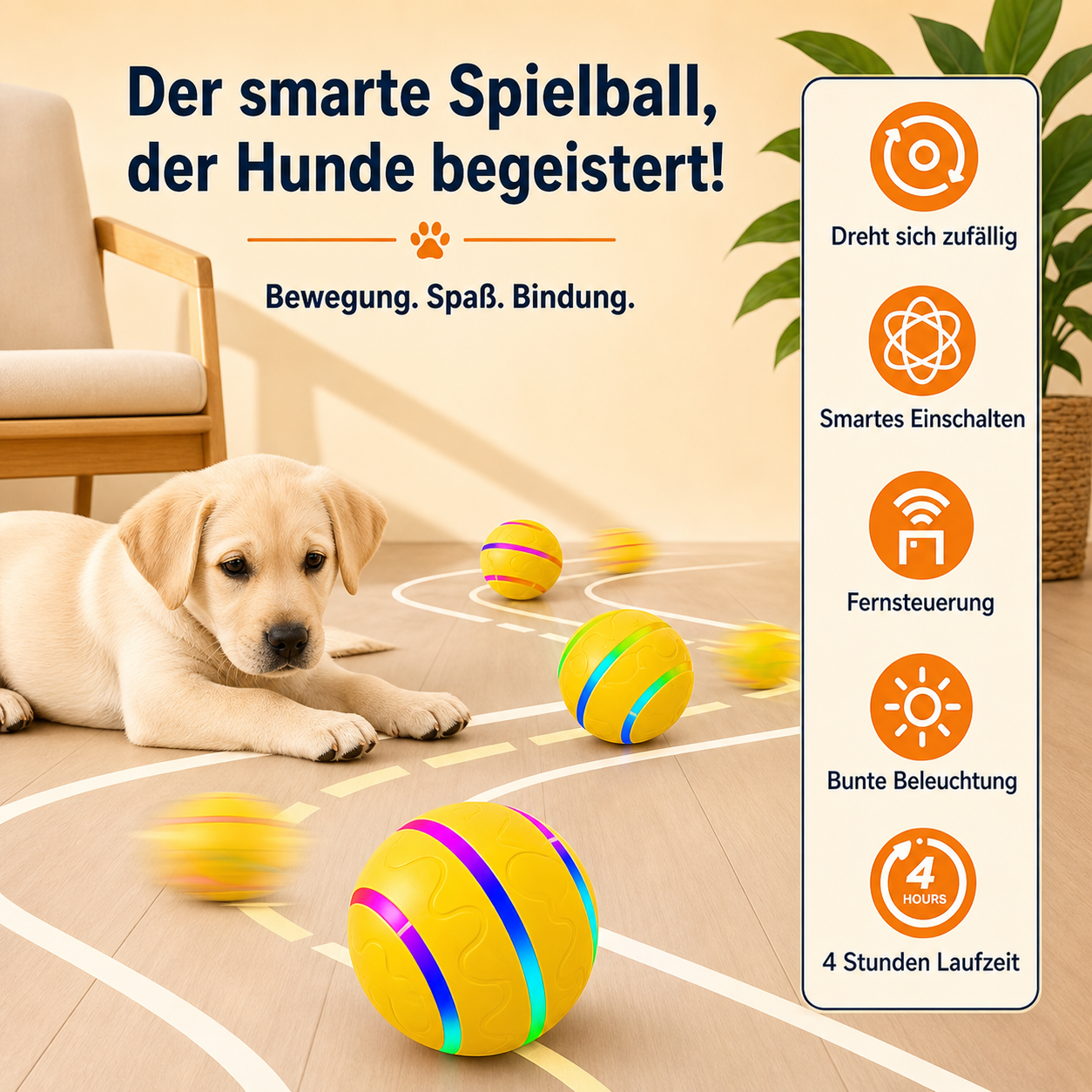ActiveBall – Intelligente Beschäftigung für aktive Haustiere