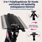 3-in-1 Fellpflegebürste für Hunde & Katzen