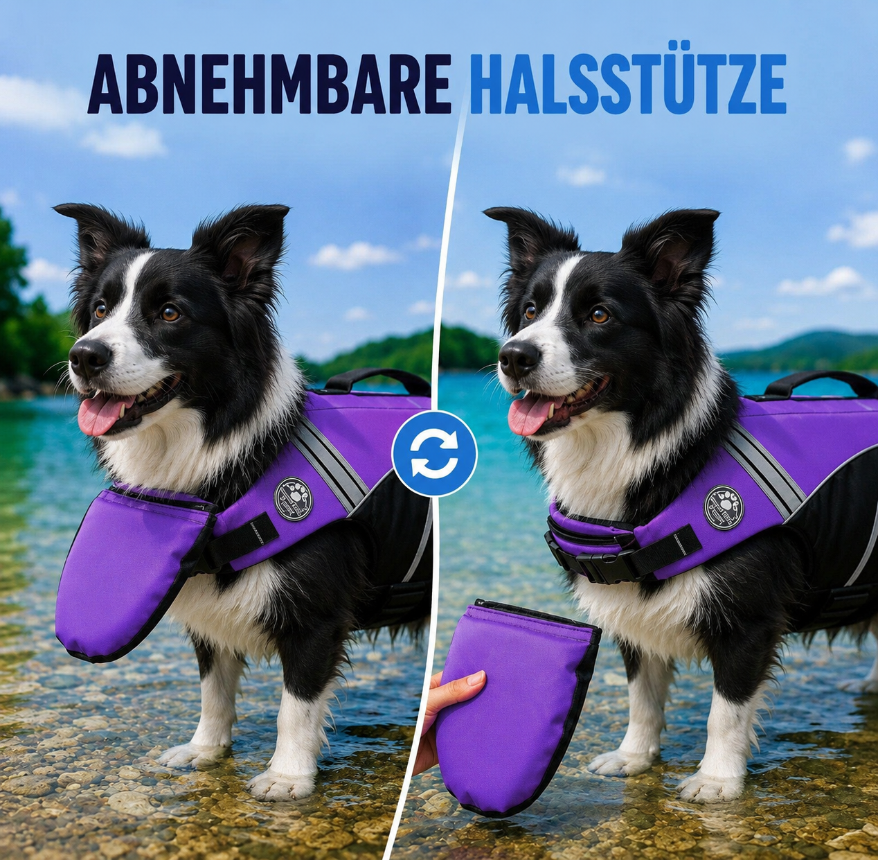 Hundeschwimmweste - für alle Rassen