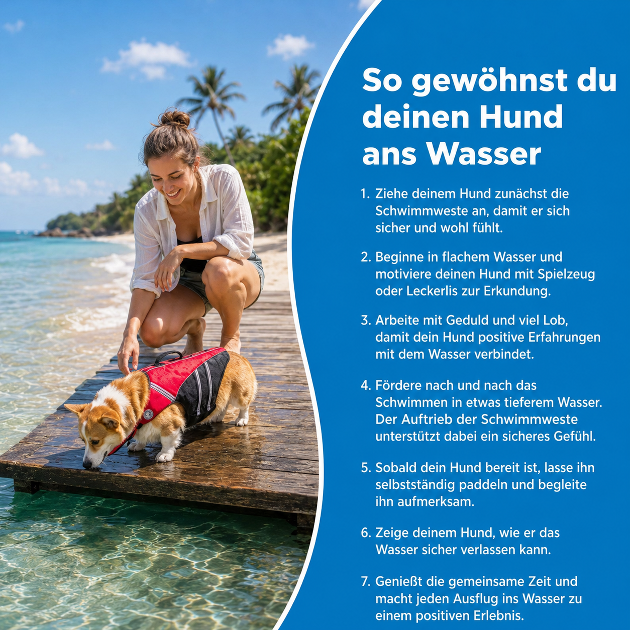 Hundeschwimmweste - für alle Rassen