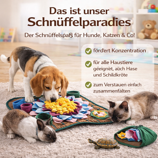 Schnüffelparadies – Beschäftigung, Ruhe und mentale Auslastung für dein Haustier
